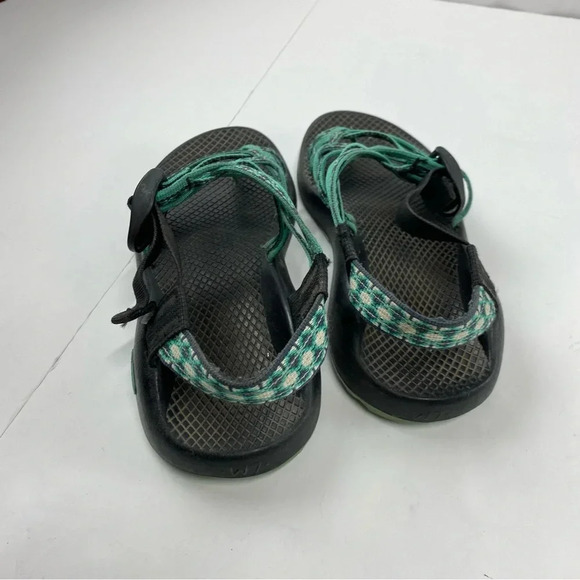 Chacos Womens 7 ZX/3 Classic Sport Sandals Chuckwalla Aqua Teal SEE ALL PICS. - Picture 2 of 6